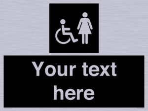 Custom information: black panel disabled and female